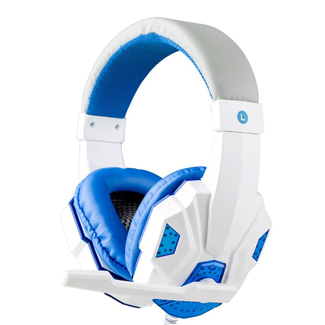 SY830MV Deep Bass Game Headphone Stereo Over-Ear Gaming Headset Headband Earphone for Computer PC Gamer